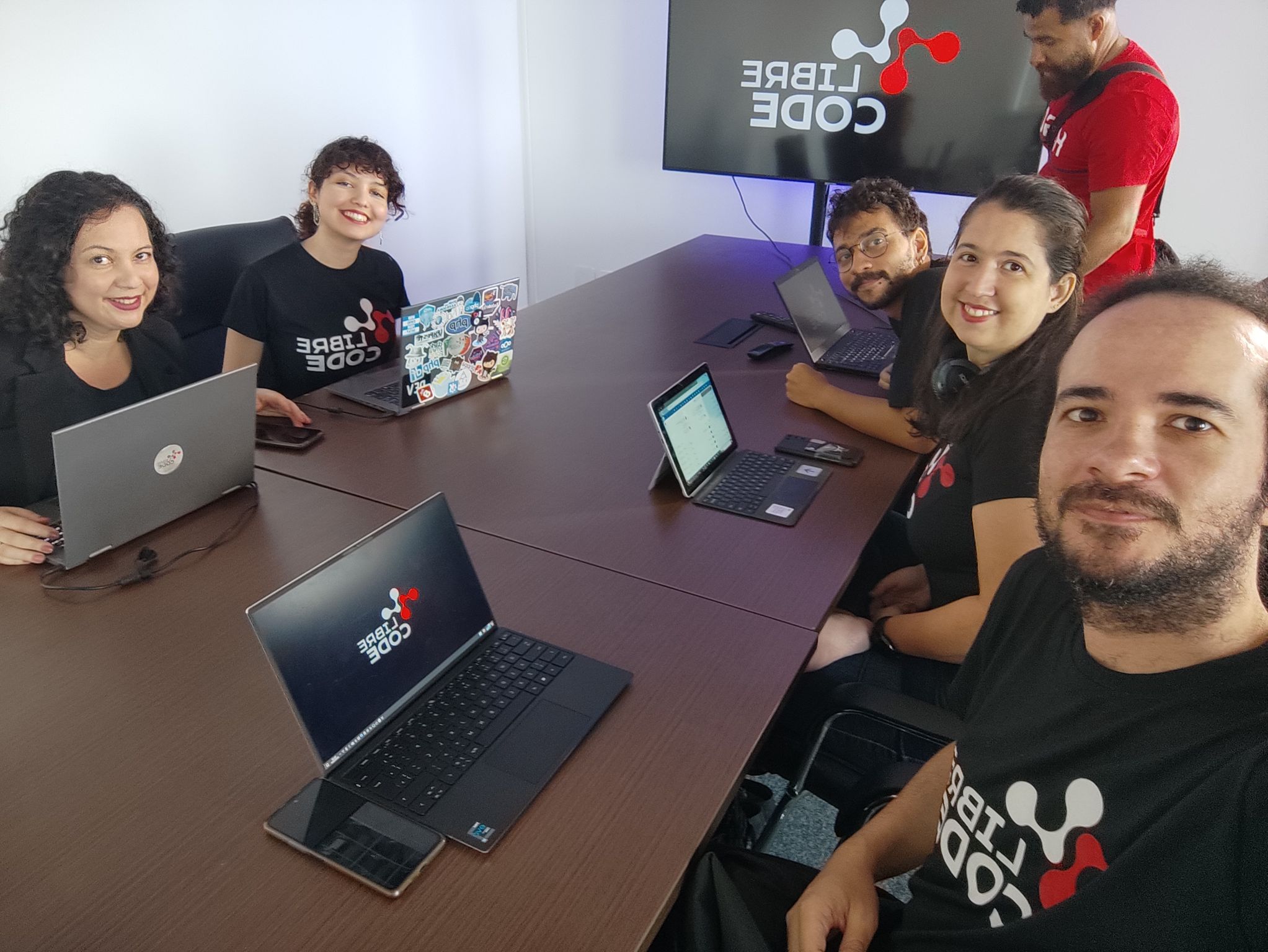 Equipe da LibreCode reunida